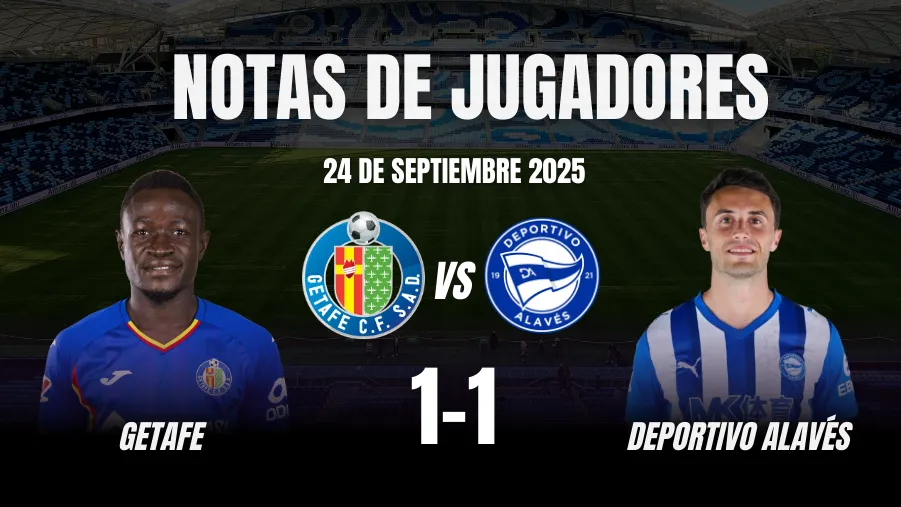 Getafe vs Deportivo Alavés - Notas de los Jugadores: LaLiga, 24 de ...